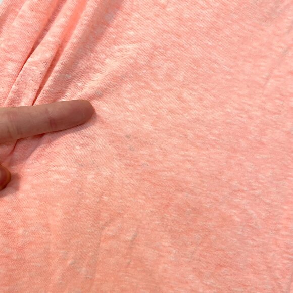 VICTORIA'S SECRET VS Knotted Tank Cover Up / Tunic Top Coral Pink Crochet Sheer - Picture 14 of 16